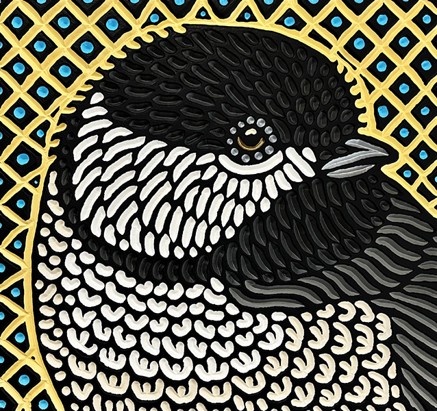 Chickadee (yellow and blue)