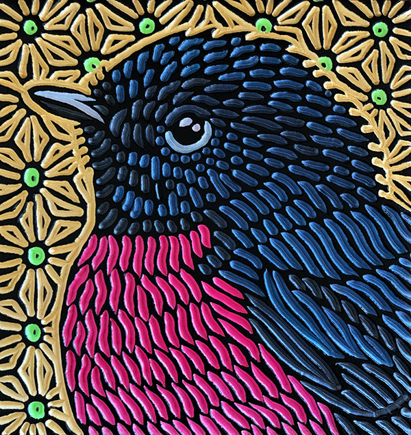 Pink Robin (gold)